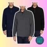 IZOD Men's Zip Fleece