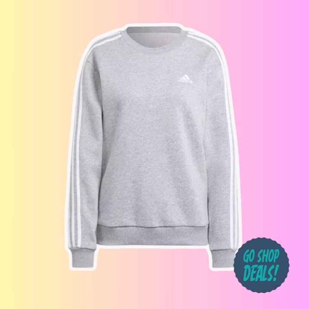 $12 adidas Women's 3-Stripes Sweatshirt + Free Ship | Reg. $55!