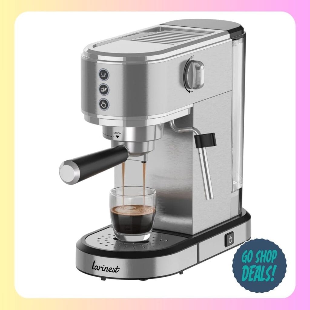 $59.99 Espresso Machine with Milk Frother | Reg. $130!