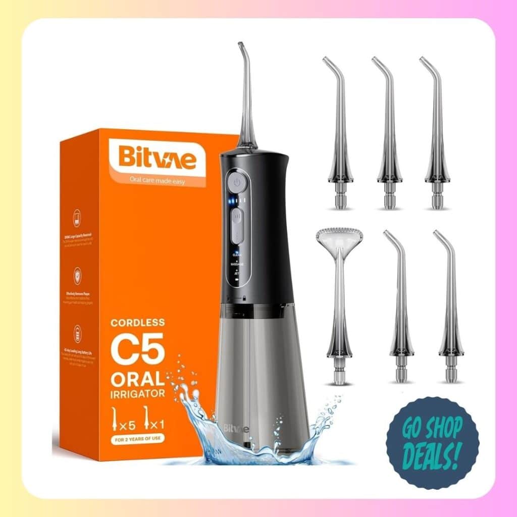 $9.99 Amazon Water Flosser | Reg. $40! 1 Amazon Water Flosser