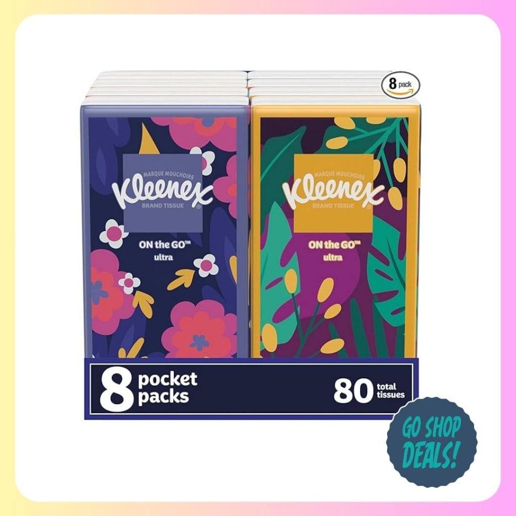 Get 8 Kleenex Pocket Packs for $1.86 Shipped! 1 Kleenex Pocket Packs
