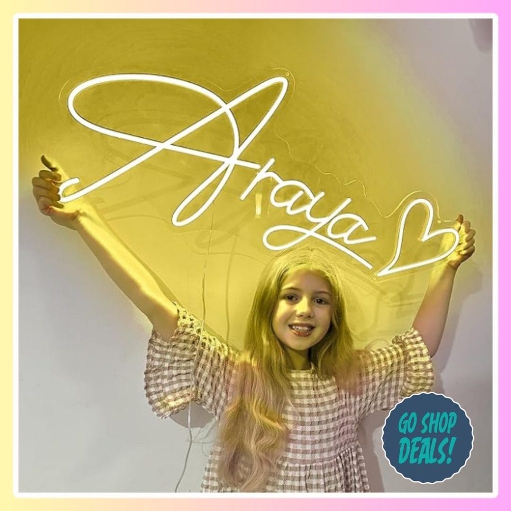 Amazon Custom Neon Name Signs