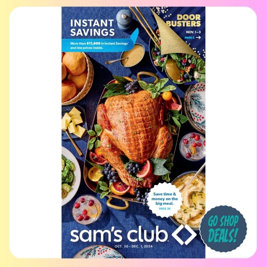 Sam's Club Instant Savings November 2024