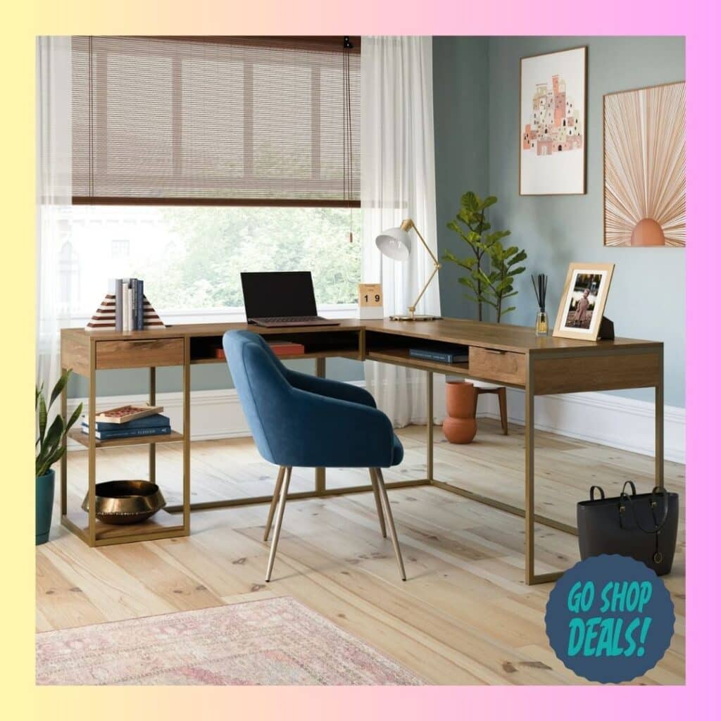 Back in Stock! $70.88 Walmart L-Shaped Desk | $593 at Amazon! 1 Walmart L-Shaped Desk