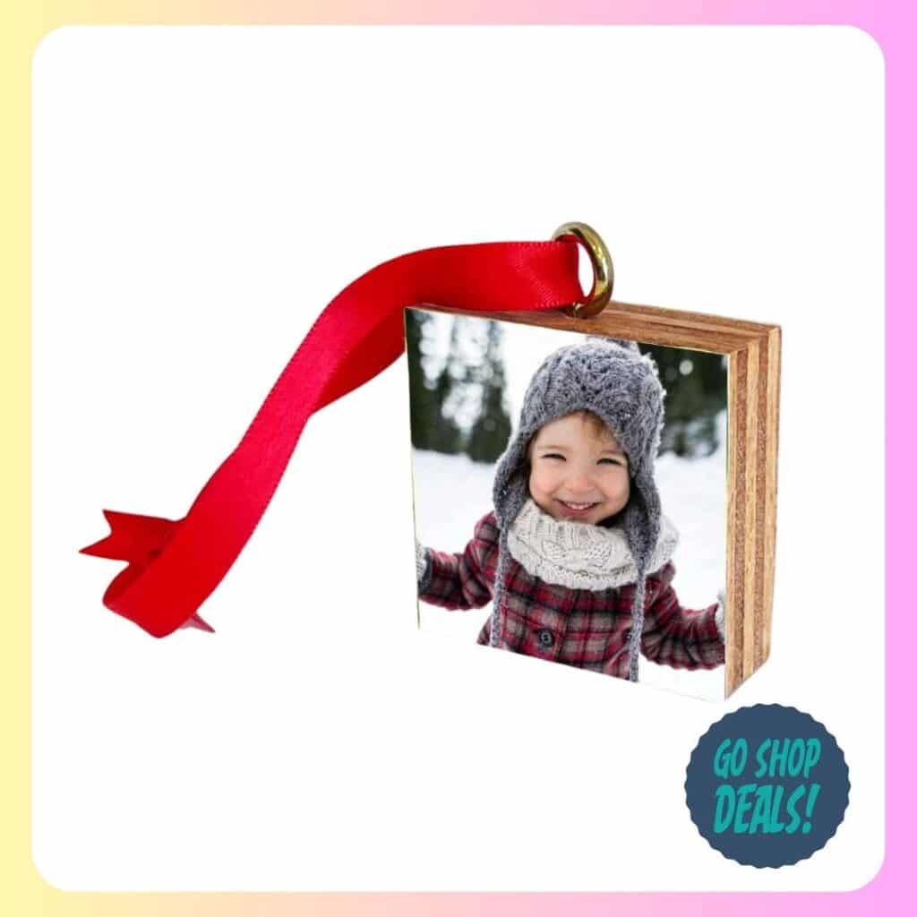 Walgreens Wood Block Ornaments