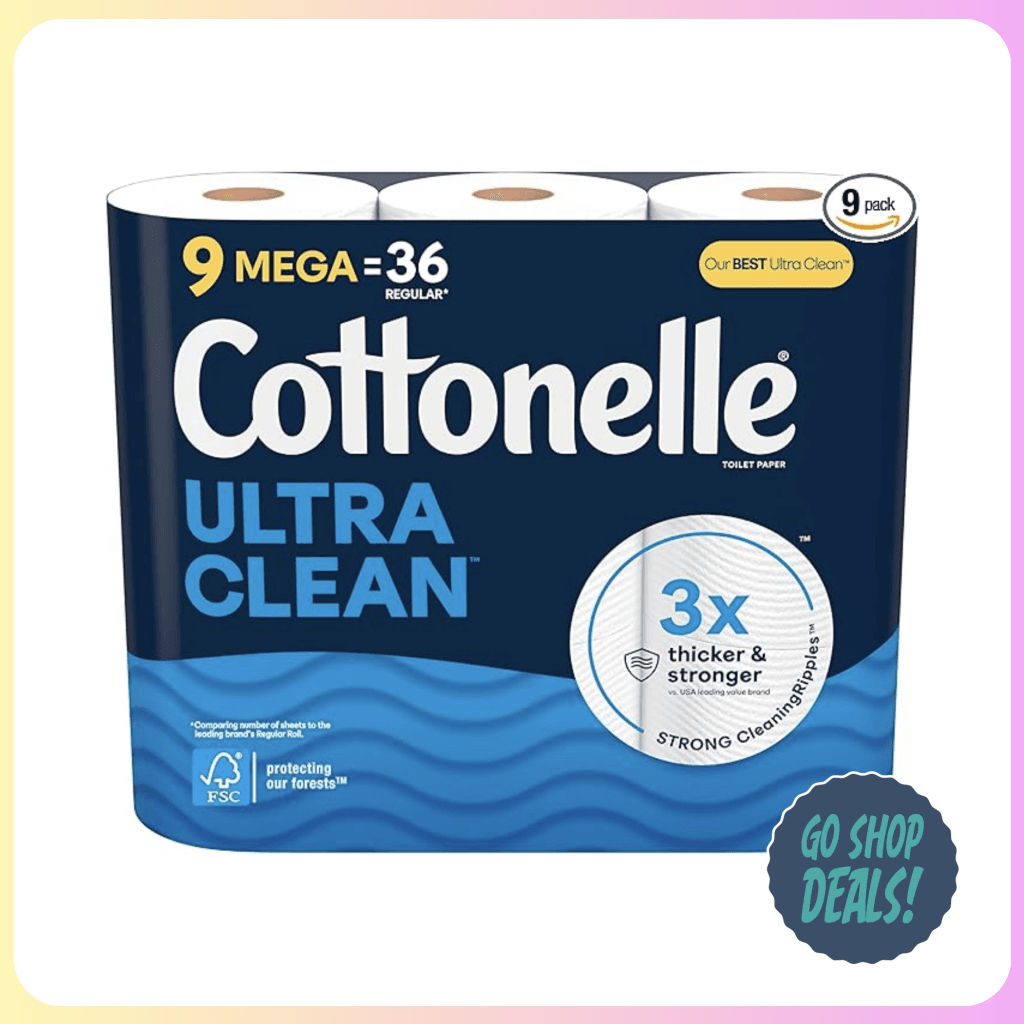 9 Mega Rolls Cottonelle