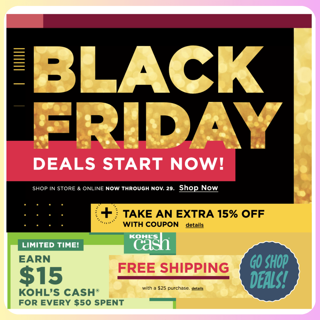 Kohl's Black Friday 2024