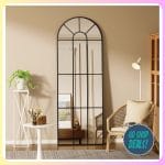 Walmart BEAUTYPEAK Windowpane Wall Mirror