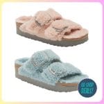Birkenstock Shearling Slide Sandals