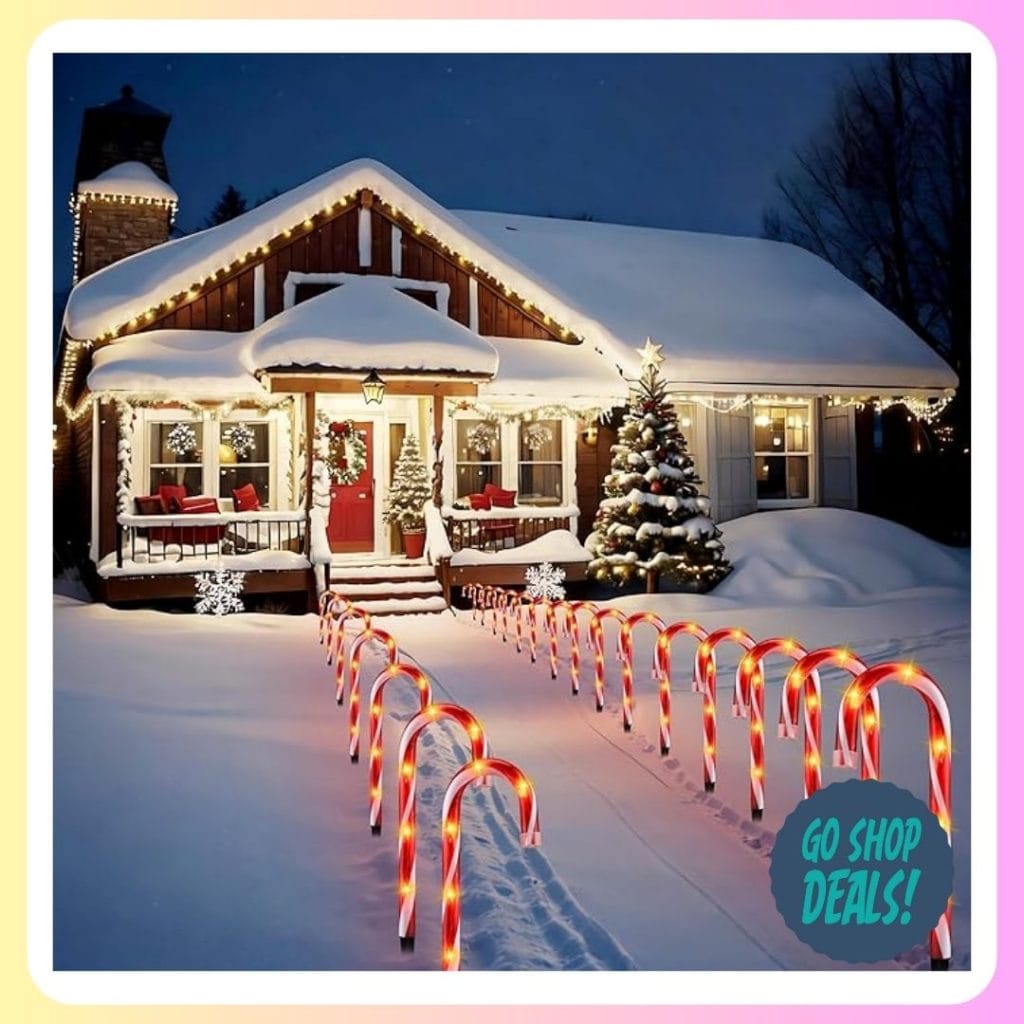 Amazon Candy Cane Yard Lights