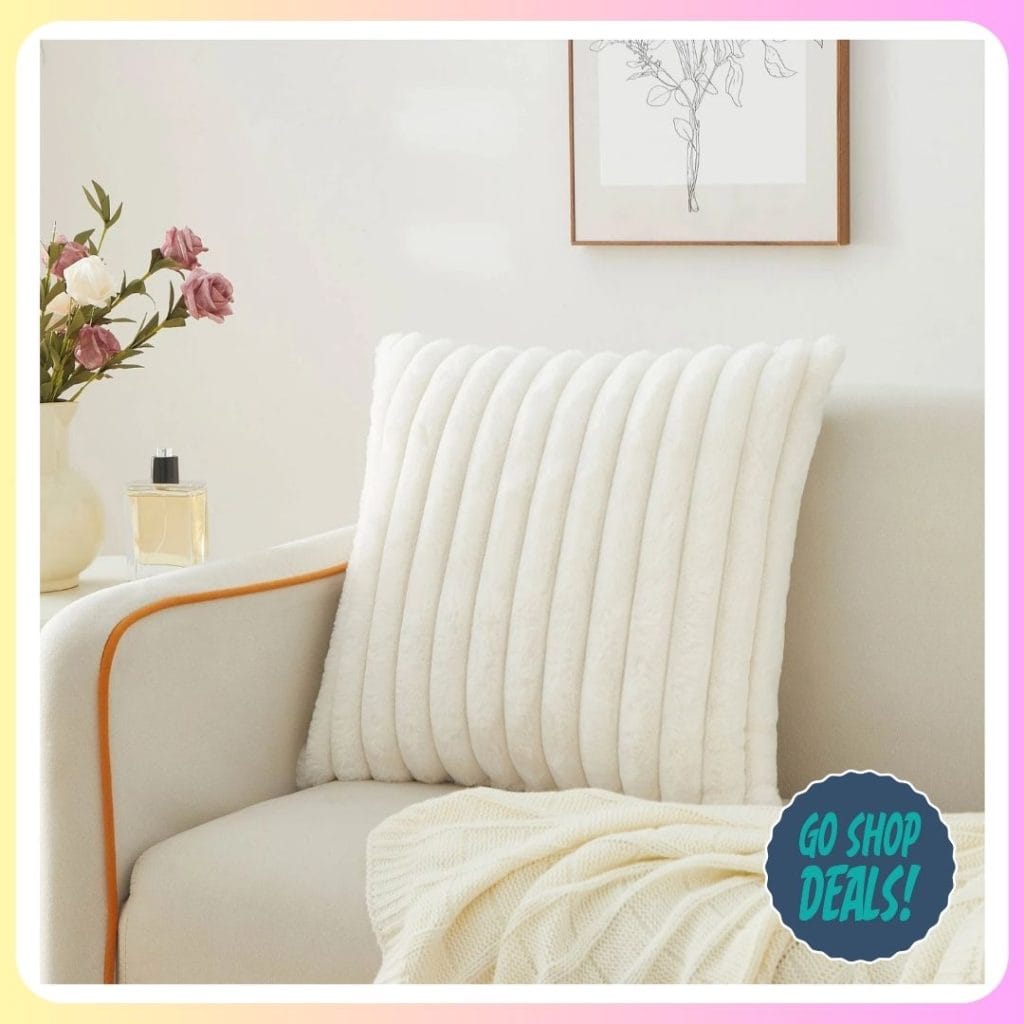 Get $5 Faux-Fur Pillows at Walmart! | Black Friday 2024 1 Walmart Faux-Fur Pillows