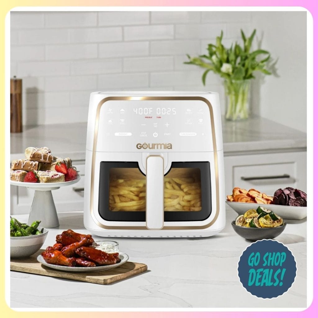 8-Qt Gourmia Window Air Fryer