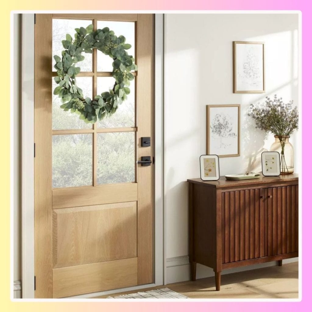 26" Hearth & Hand with Magnolia Eucalyptus Wreath Just $6.99 Shipped! | Target Outlet Home Sale