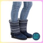 Walmart MUK LUKS Sweater Boots
