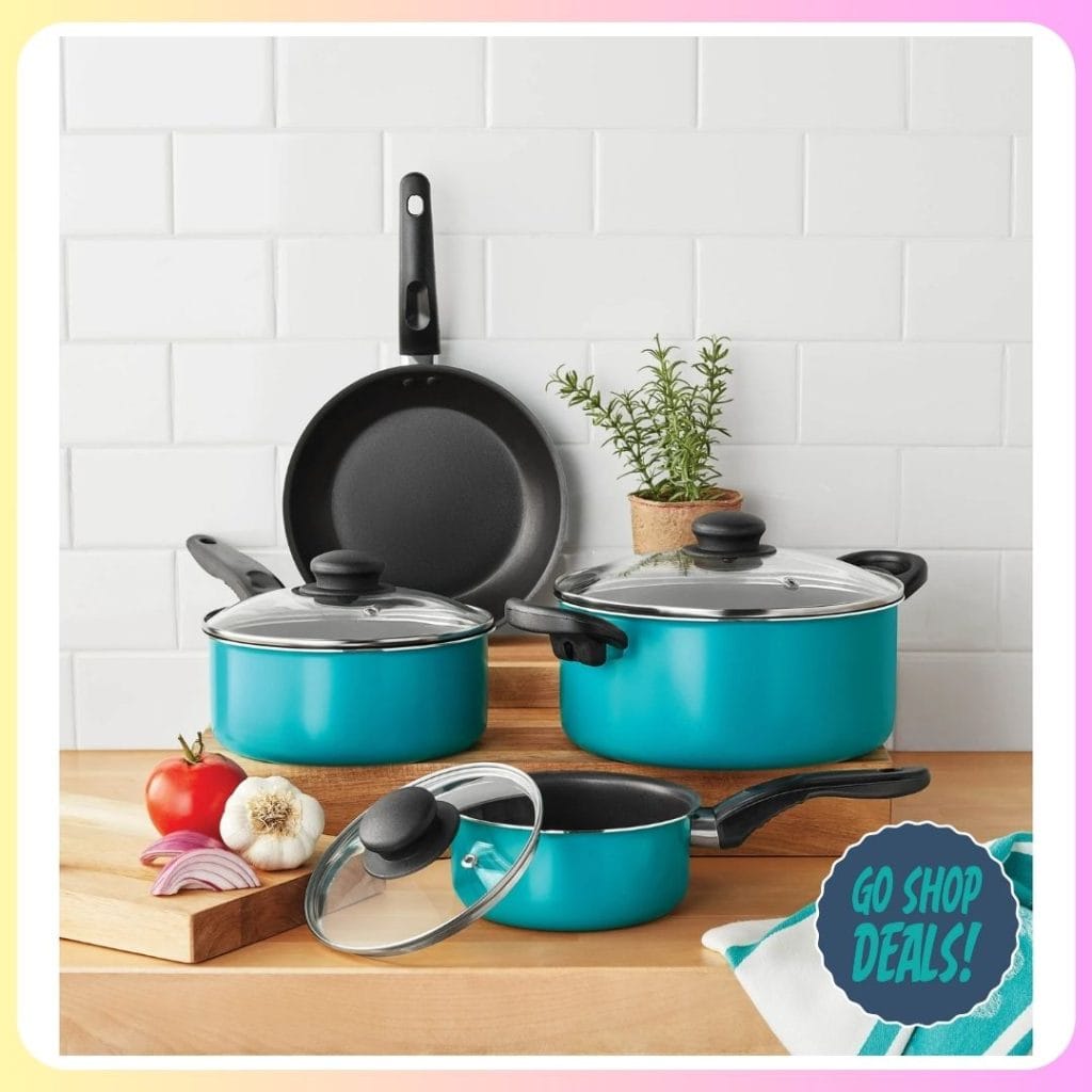 Walmart Mainstays Cookware Set