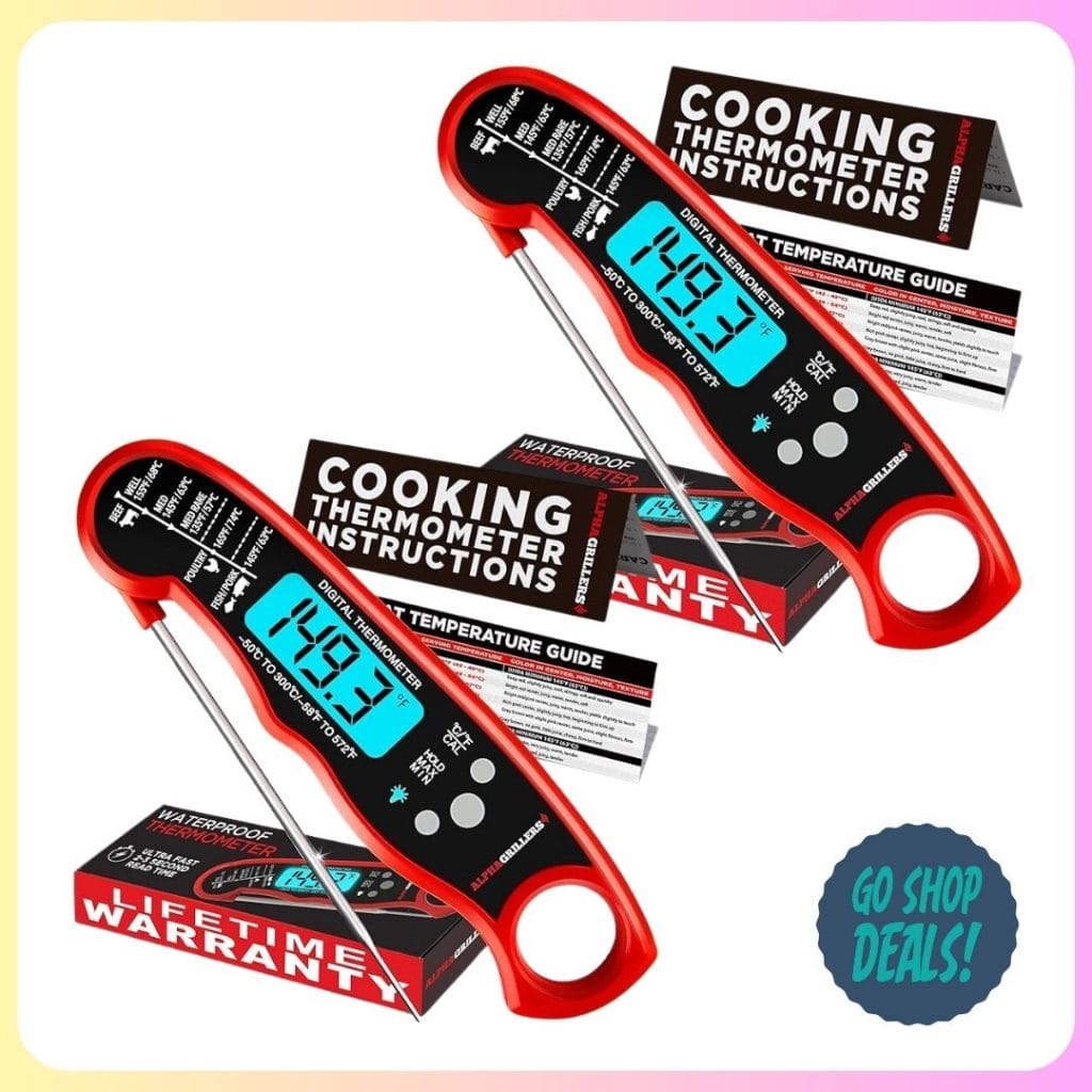 Alpha Grillers Instant Meat Thermometers