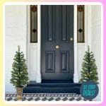 Pre-Lit Porch Christmas Trees