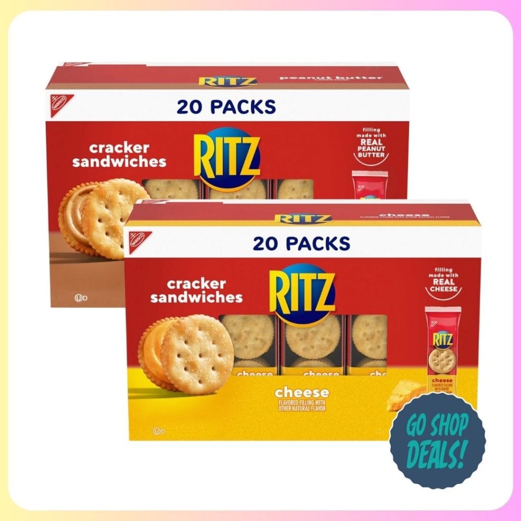 20-Ct RITZ Cracker Snack Packs From $3.99 Shipped! 1 Amazon Ritz Cracker Snack Packs