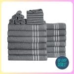 24-Pc Walmart Bath Towel Sets