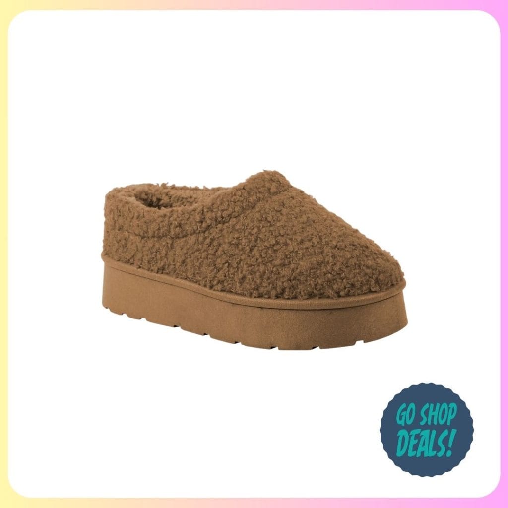 Walmart Girls Sherpa Slippers