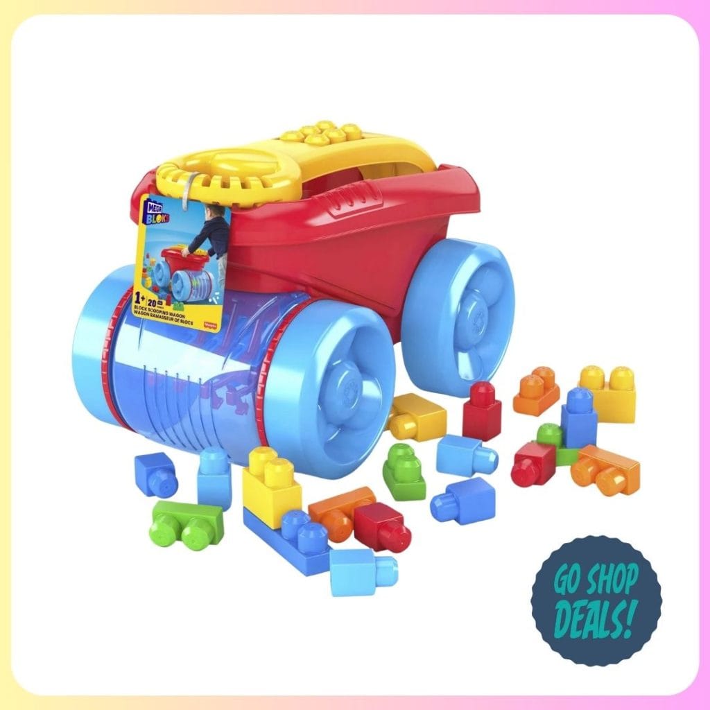 Walmart MEGA BLOKS Block Scooping Wagon Set