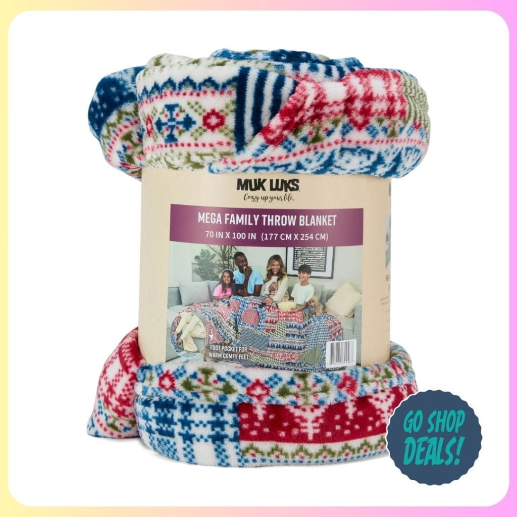 Walmart MUK LUKS Family Throw Blankets