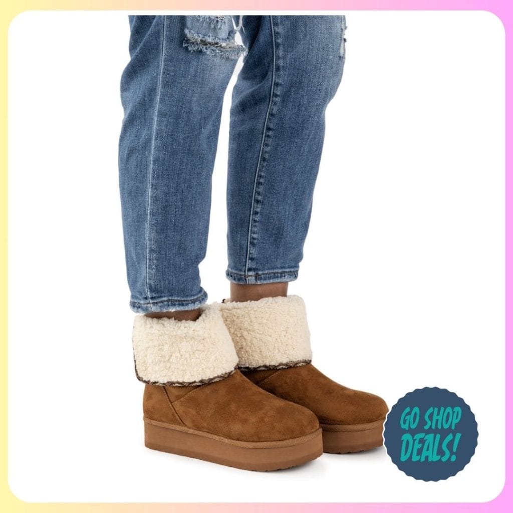 Walmart MUK LUKS Platform Boots