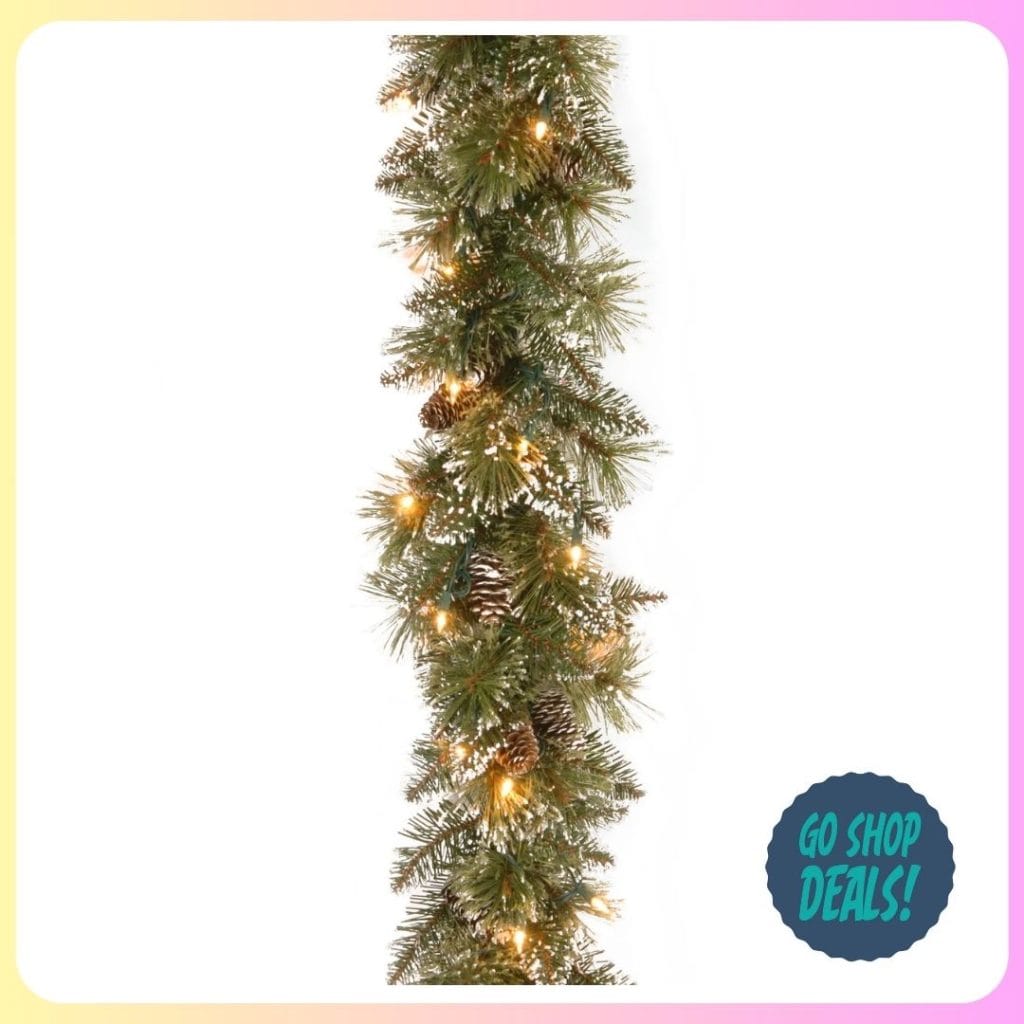 National Tree Company Pre-Lit Christmas Garland