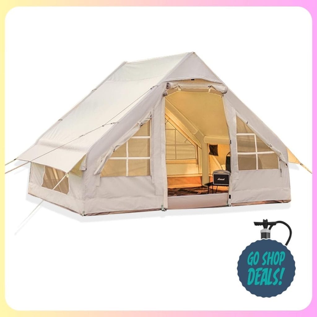 $169.99 Inflatable Camping Tent with Pump | Reg. $758! 1 Woot Inflatable Camping Tent