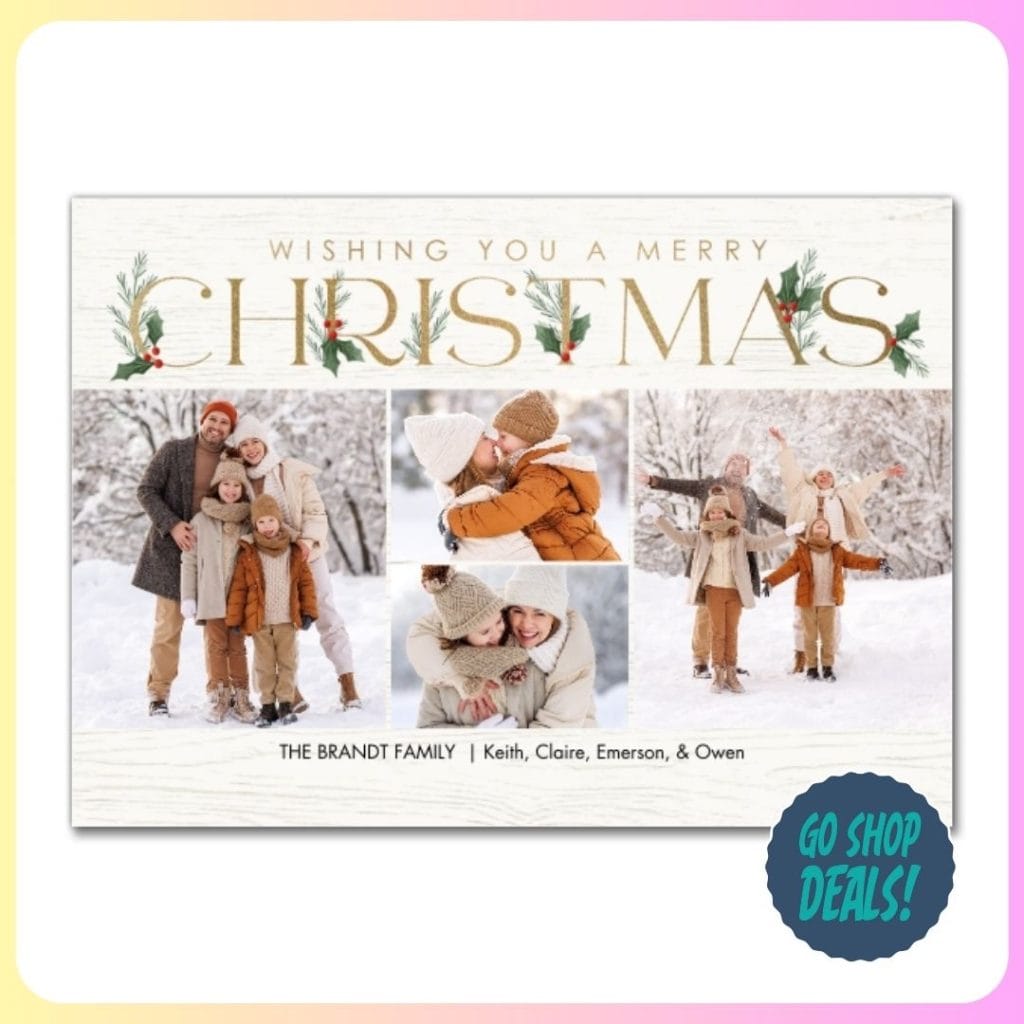 Walgreens Custom Christmas Cards