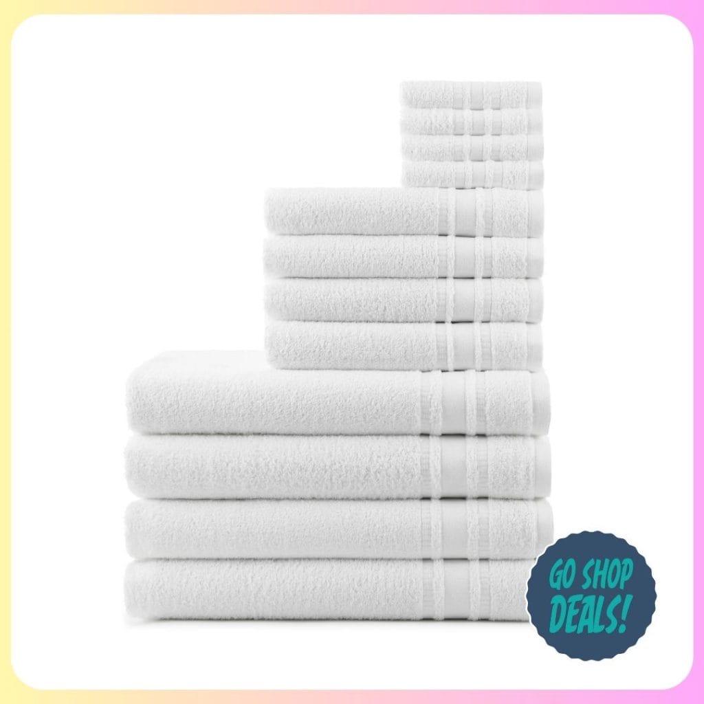 12-Pc Bath Towel Sets Just $17.97 at Walmart! 1 12-Pc Walmart Bath Towel Sets