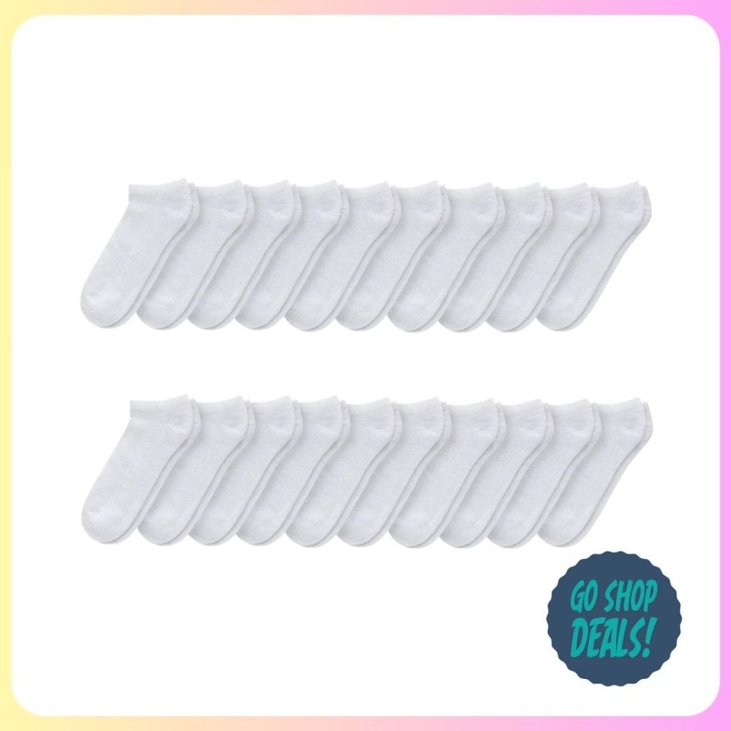 Walmart 20-Pairs Hanes Men's Socks