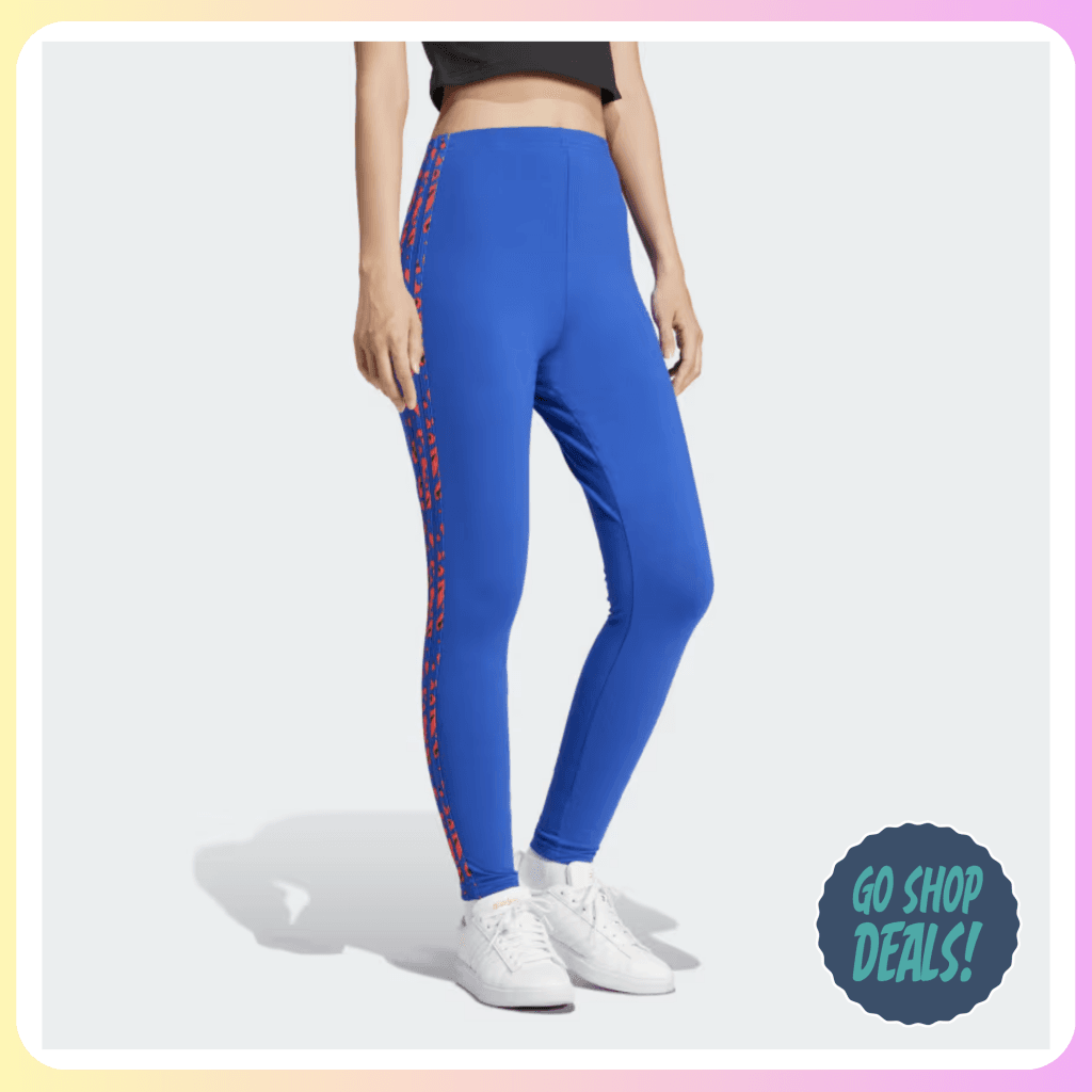 adidas animal print leggings 