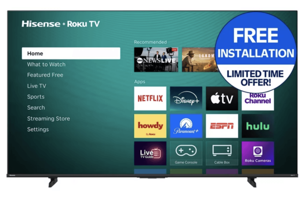 Walmart Roku Smart TVs