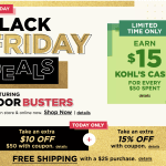 Kohl's Black Friday 2025 Doorbusters