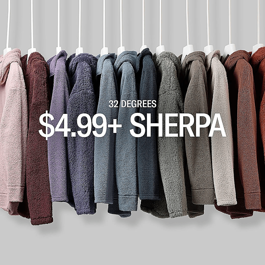 32 Degrees New Year Sale! | Tons of Clothing Deals From 99¢ 1 32 Degrees Sale 2026