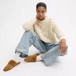 Coach Sherpa Suede Mules